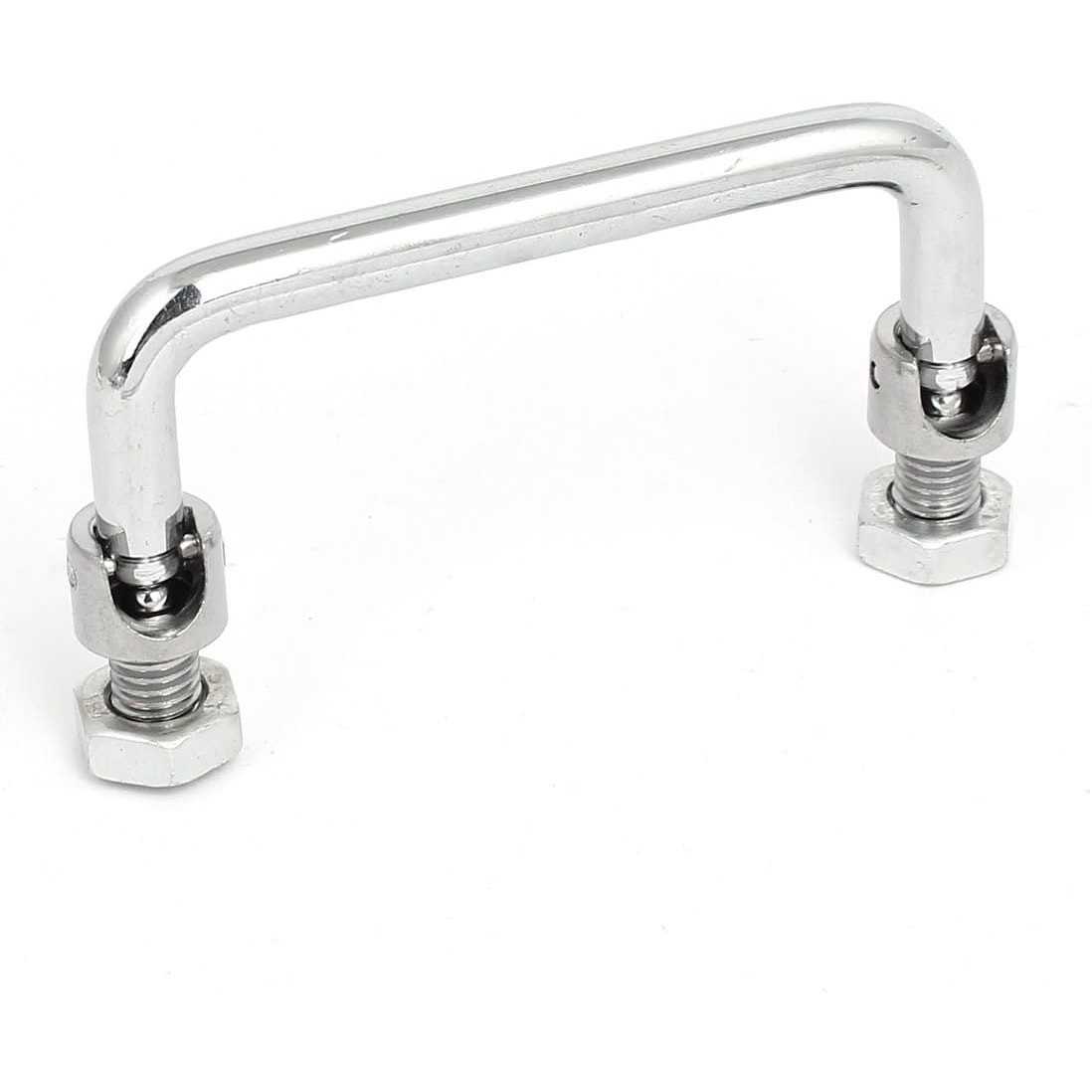 Metal Folding Pull Handle, 10mm, Silver, for Mechanical Equipment & Tool Cases