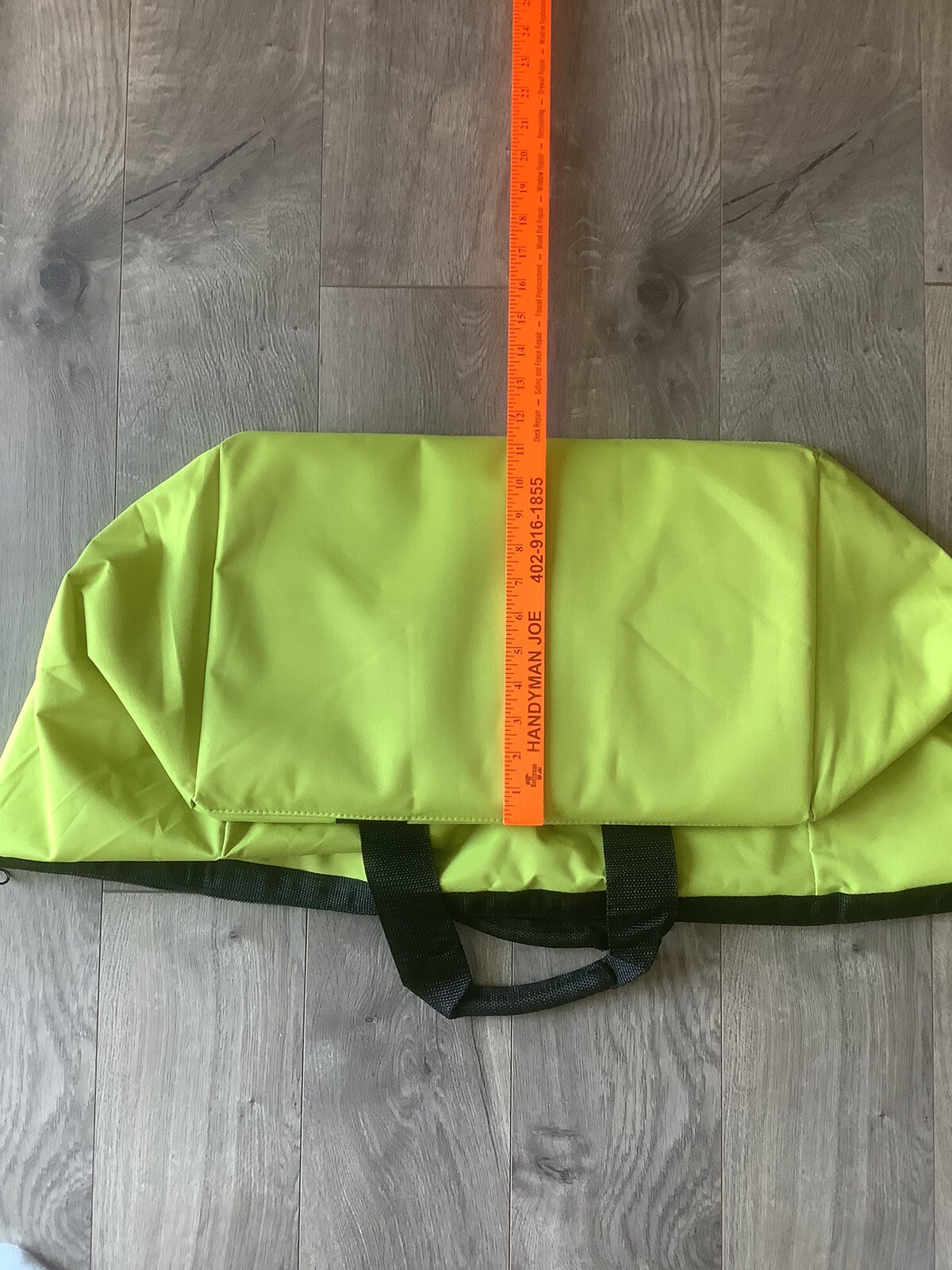 Ryobi 18X12X14 Contractors Heavy Duty Canvas Tool Bag Wide Mouth New (C1)