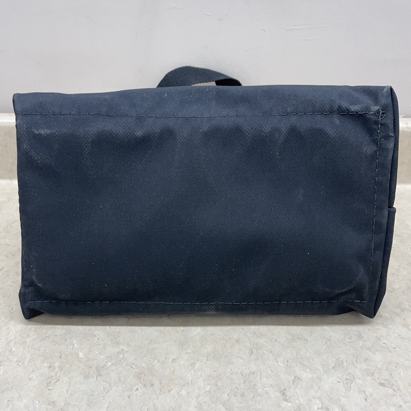 Lot of 2 Estex 2114-12 #8 Canvas Duck Tool Bag With Leather Straps Black & Blue
