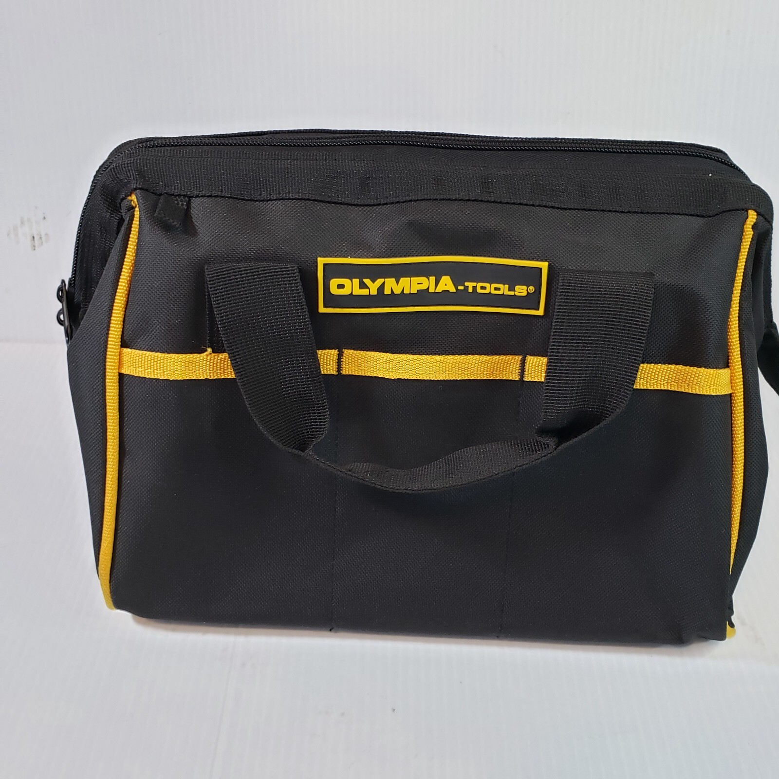 13 Inch Wide Mouth Tool Bag Molded Waterproof Base With 3 Pockets