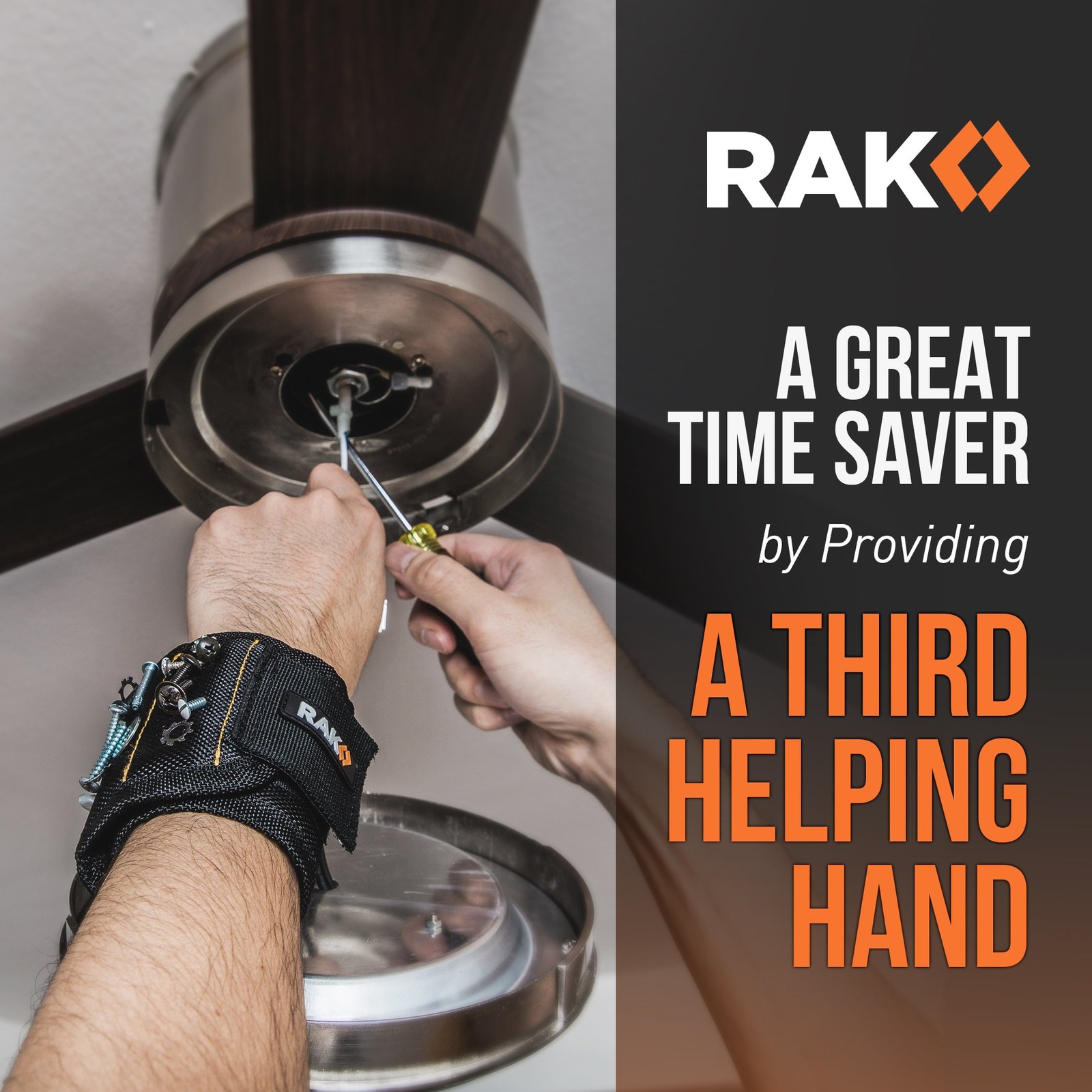 RAK Magnetic Wristband for Tools Premium Tool Belt for Holding Screws Nails …