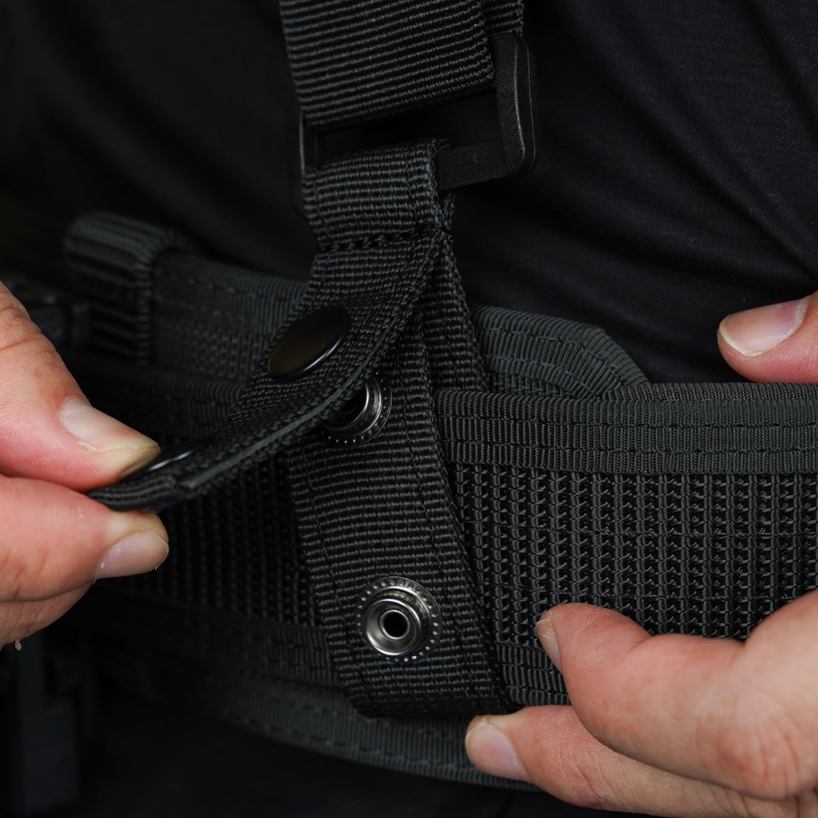 Tactical Suspenders Police Duty Belt Harness for Men,1.5 Inch Adjustable Tool…