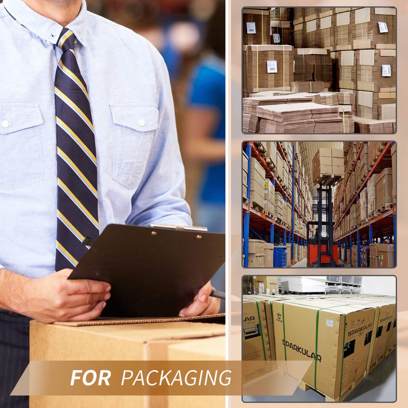 Pallet Packaging Strapping Banding Kit, Heavy 0.5 inches x 14 inches, multi