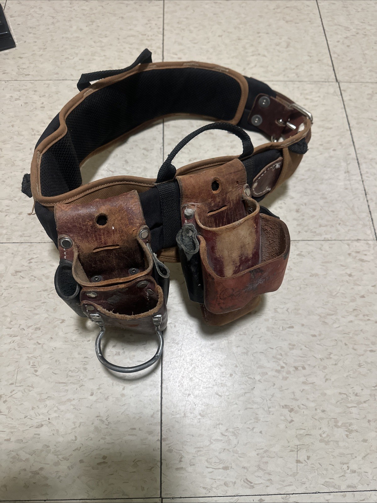 Occidental Leather Padded Toolbelt With Hammer Holder & Tape Holder