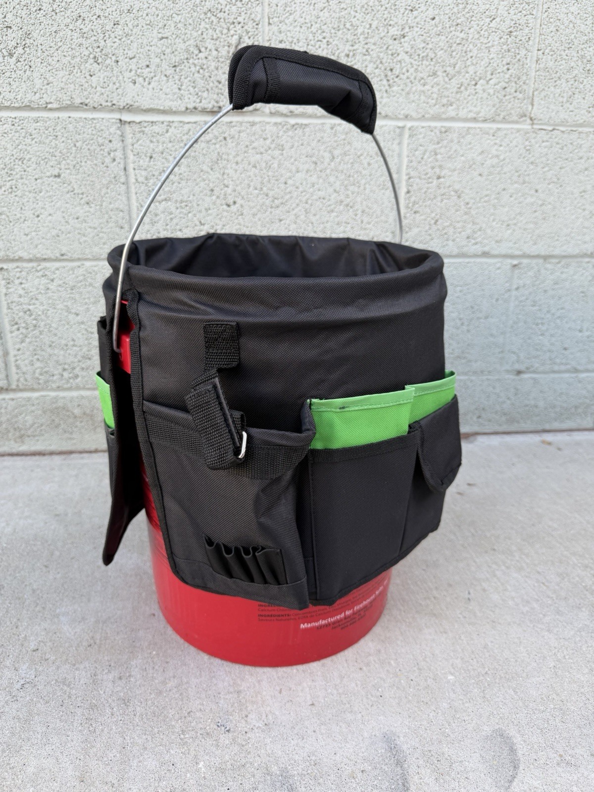 Snap On Tools 5 Gallon Bucket Caddy Tool Bag Storage Travel Case Snap-On Racing