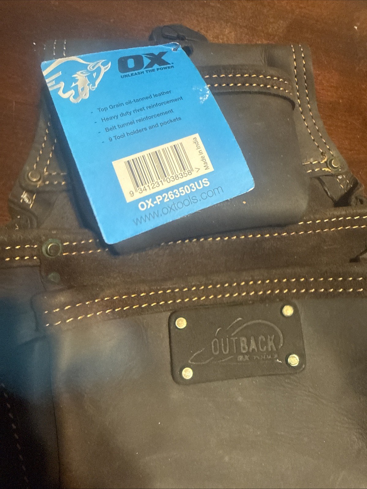 Ox Pro Full Grain leather Tool Pouches