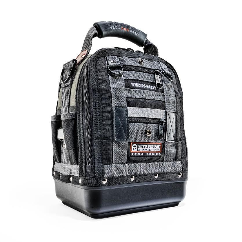 VETO PRO PAC TECH MCT MEDIUM CLOSED TOOL BAG: 44 interior and exterior pockets
