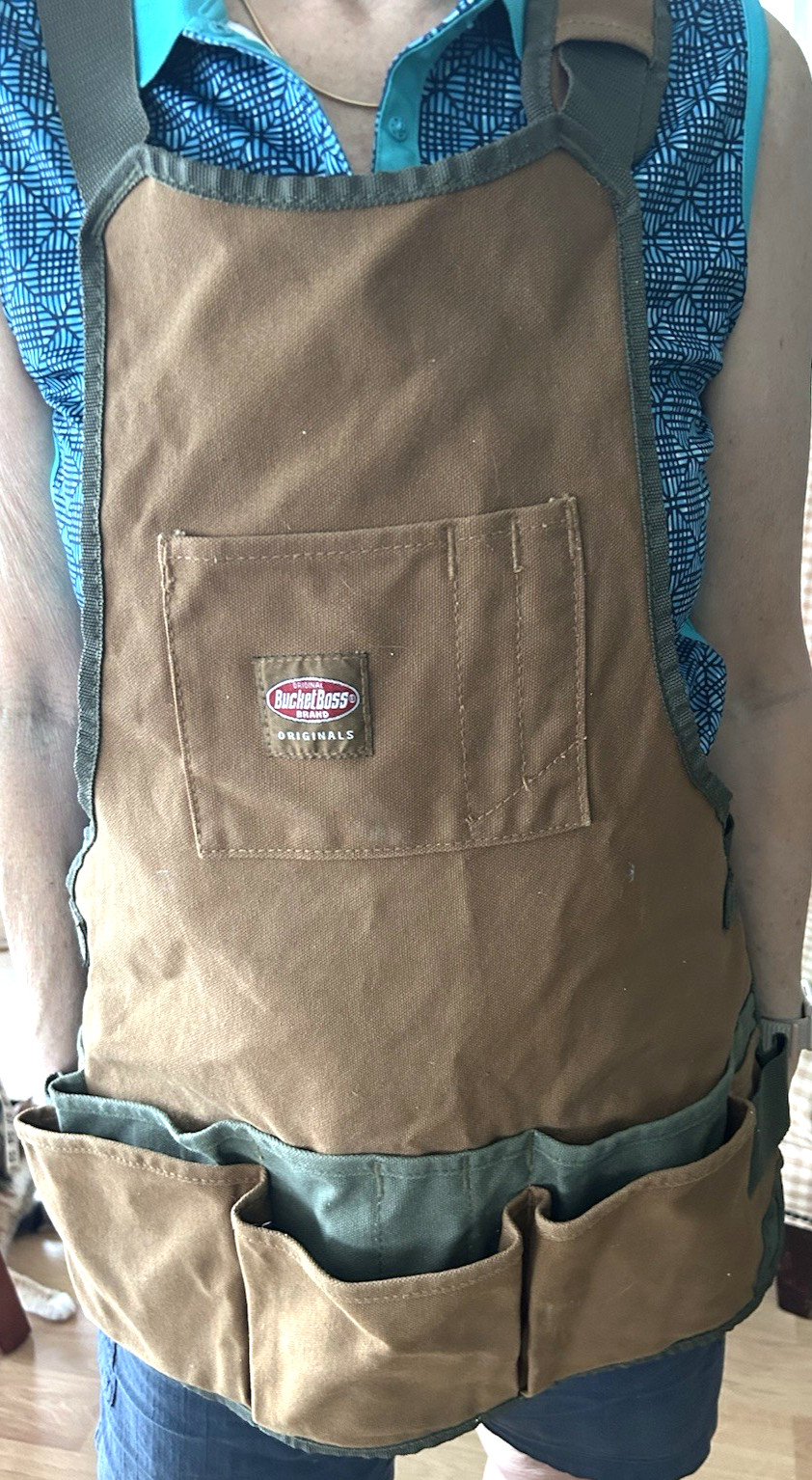 Buckboss Buck Boss 16-Pocket 23″ Bib Tool Work Apron FREE Shipping