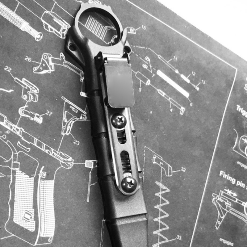 Solid Aluminum Alloy Cutter Sheath Belt Clip Heavy Duty 5kg Capacity Tool