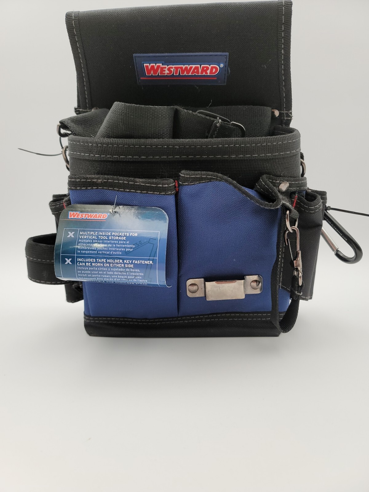 BRAND NEW WESTWARD ELECTRICIANS TOOL POUCH BLACK/BLUE 5MZP0A
