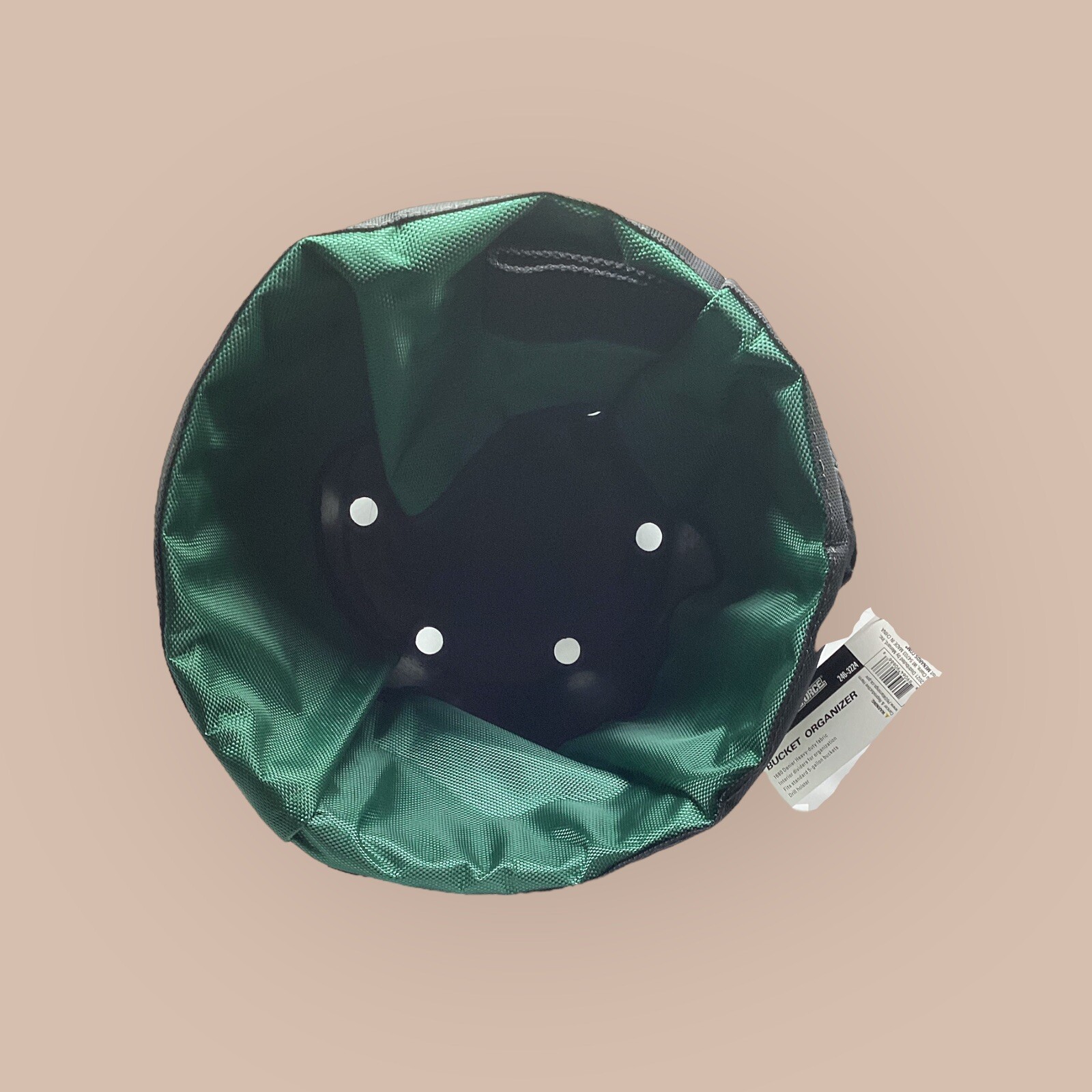 Master Force Bucket Organizer, Heavy Duty Fabric, Exterior Dividers For Organiza