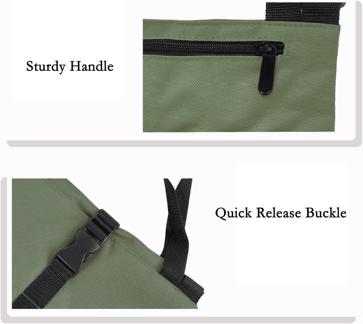 Multi-Purpose Tool Roll Up Bag Wrench Pouch Canvas Hanging Organizer w/ 5 Pocket