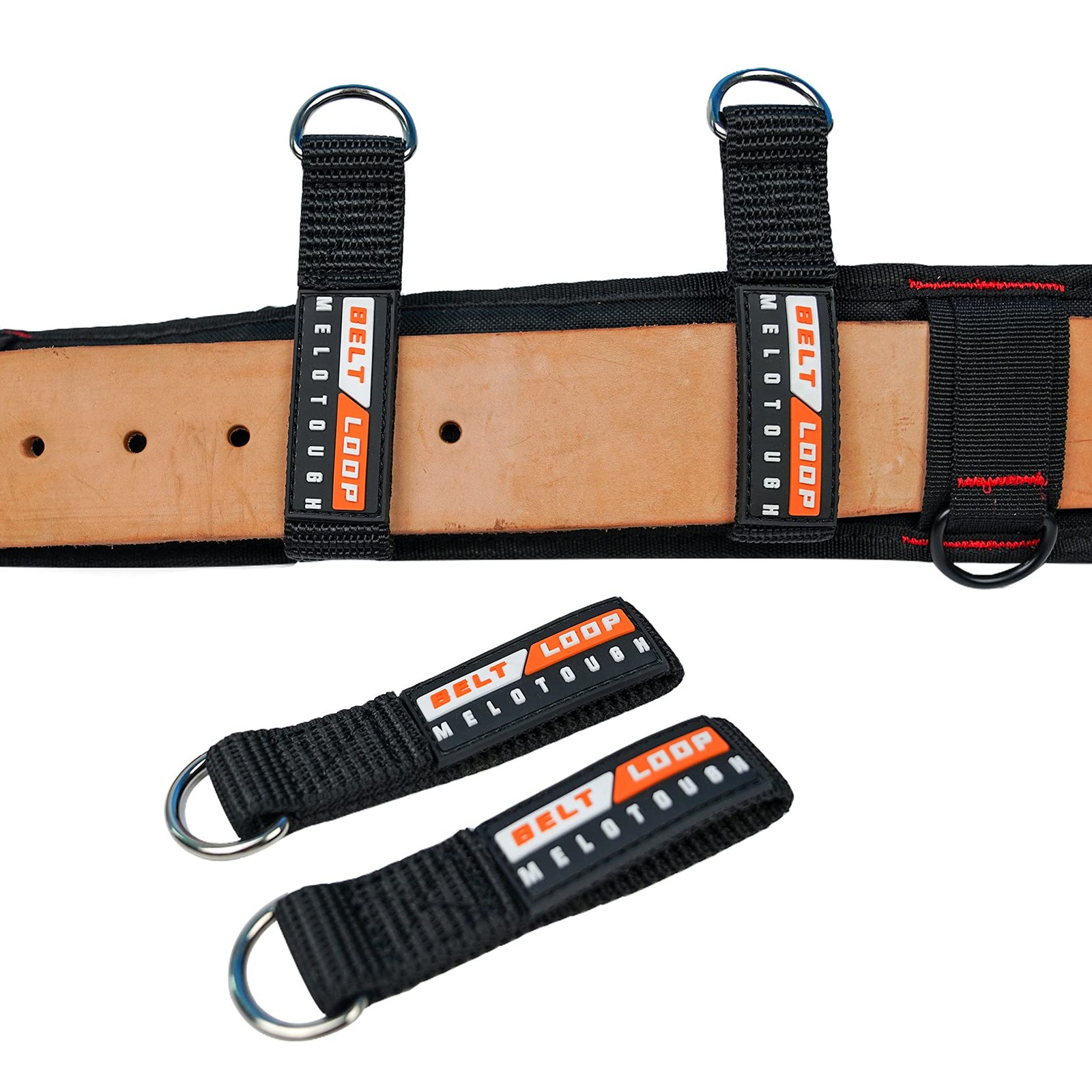 Heavy Duty Suspenders Loop Attachment for 2.25-2.5″ Belts, 4 Pack