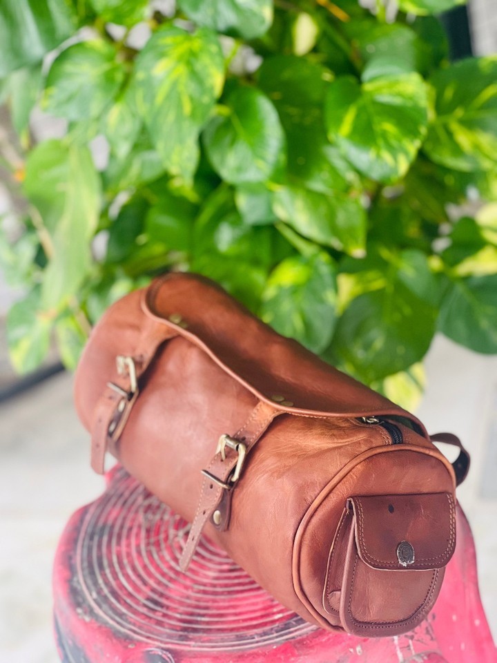 Genuine Bulky Leather Vintage Tool Bag Best New
