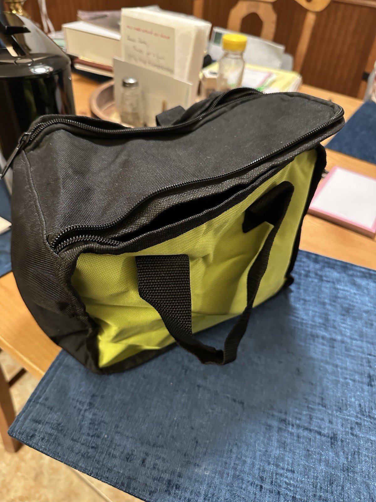 Ryobi ONE+ HP Green/Black Canvas Tool Bag 10x8x6 Zippered