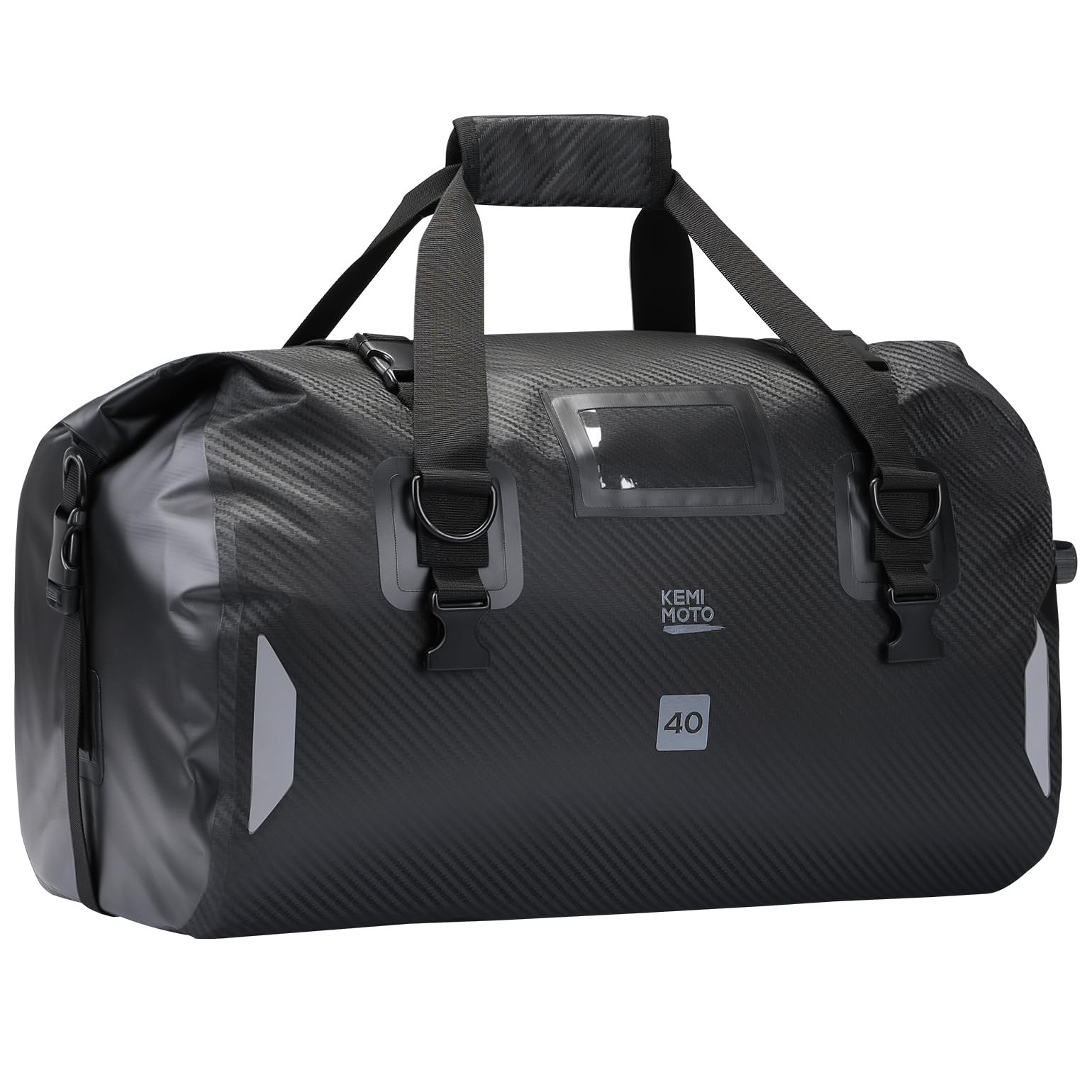KEMIMOTO Waterproof Motorcycle Dry Bag – Duffle Tail Bag Soft Luggage, 25L/40…