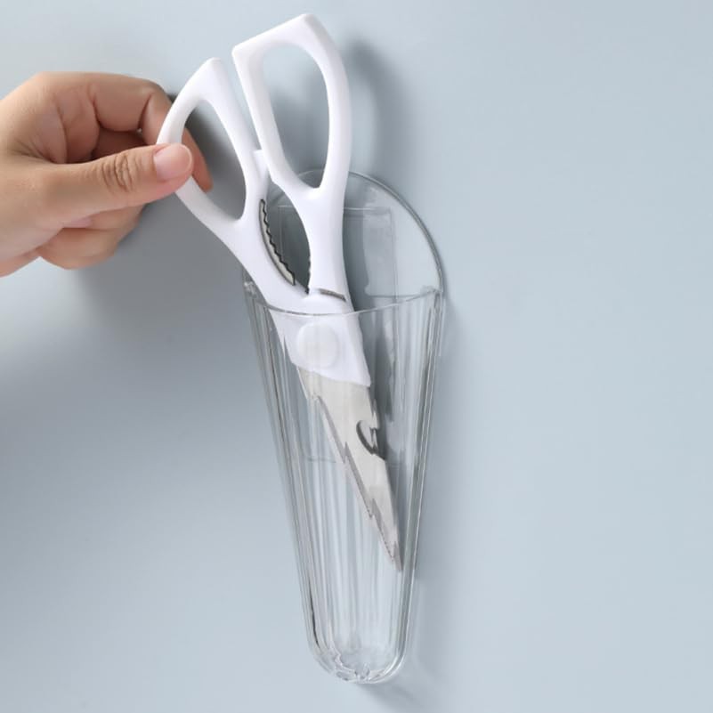 2 PCS Wall Mounted Scissor Holder Sturdy Shear Organizer Office Adhesive