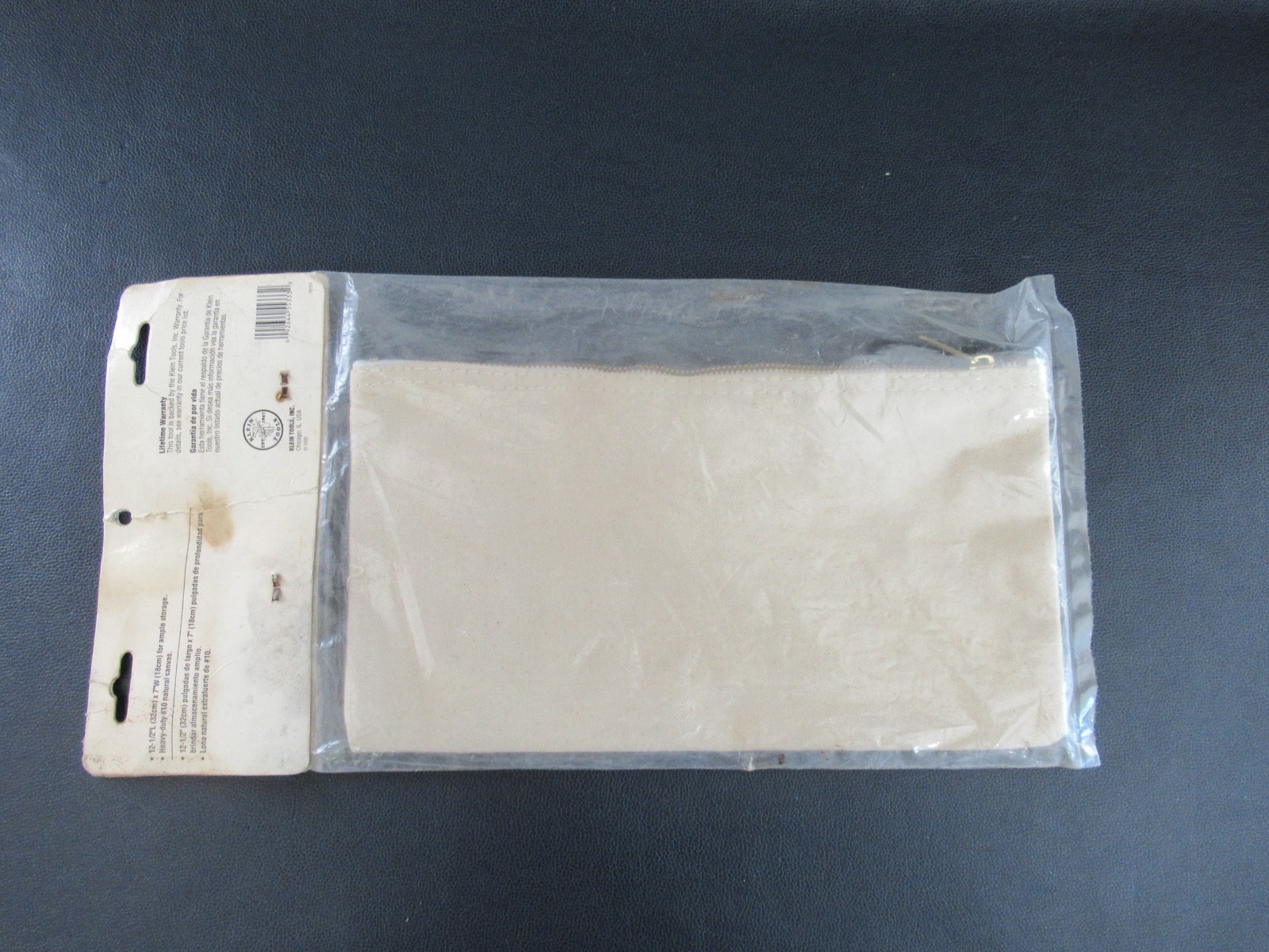Klein Canvas Tool Bag #5139 White New
