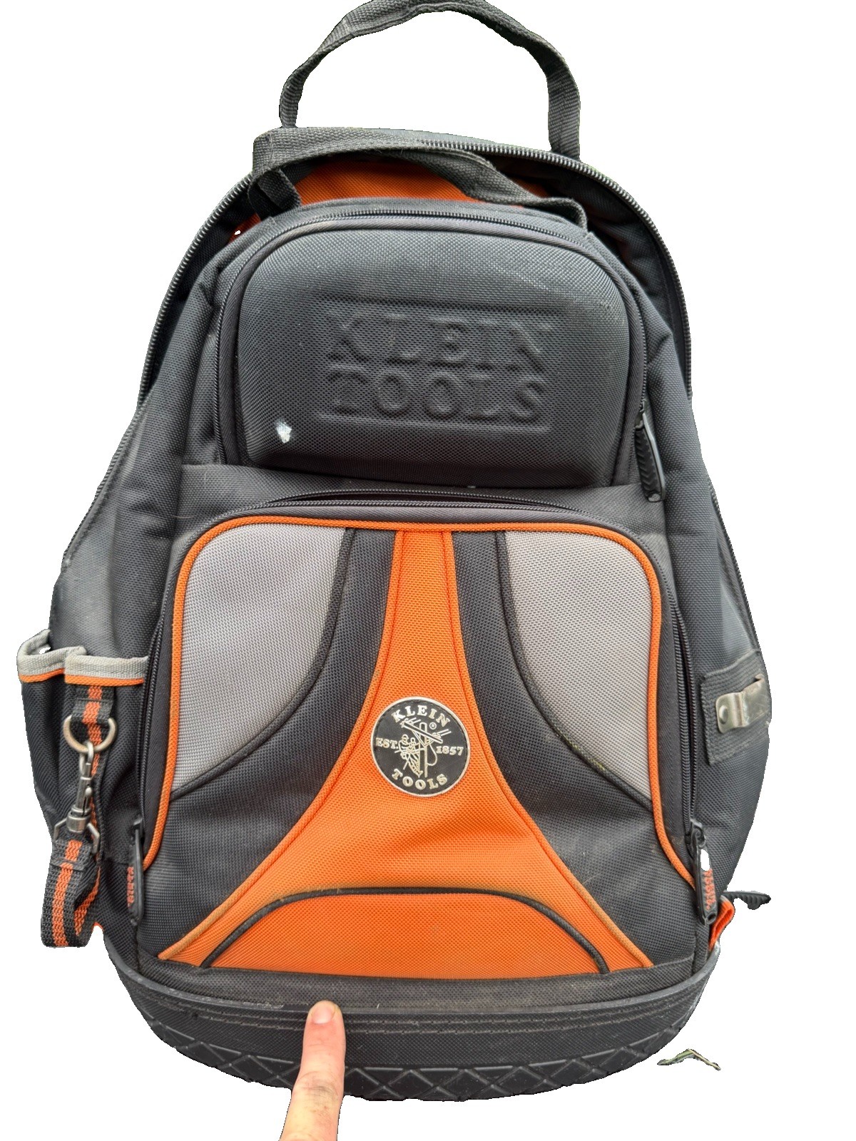 Klein Tools Tradesman Pro Nylon Tool Backpack used good shape
