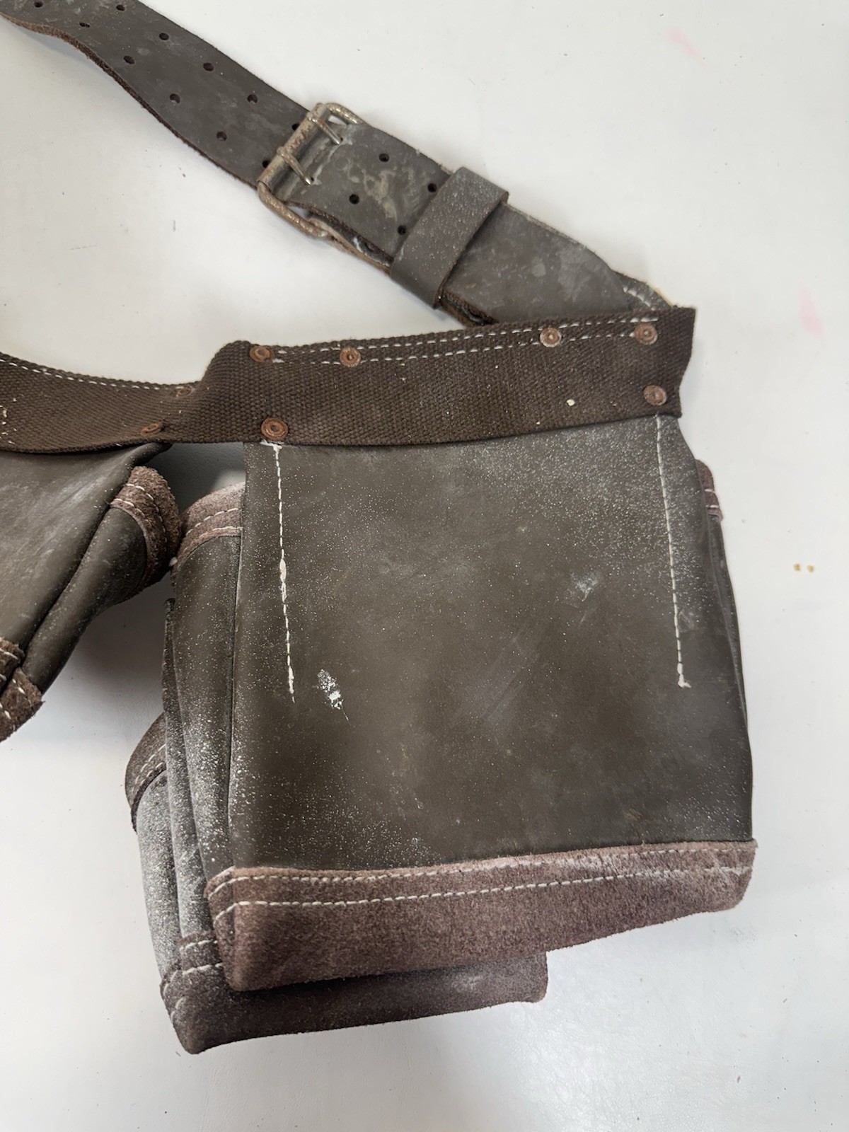 Estwing 14 Pocket Leather Framer’s Tool Belt Pouch Apron Set 94746