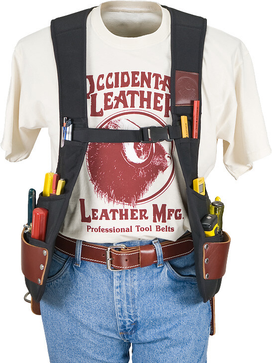 Occidental Leather 2500 Stronghold SuspendaVest Beltless Tool Belt MADE IN USA
