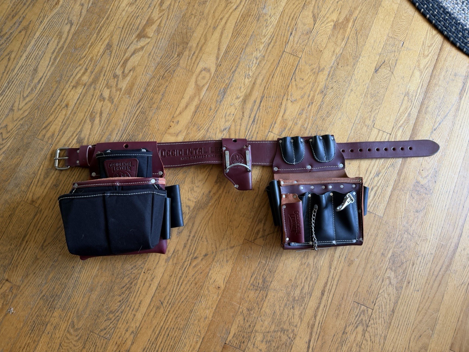 Occidental Leather Commercial Electrician Tool Belt size medium Brown/Black