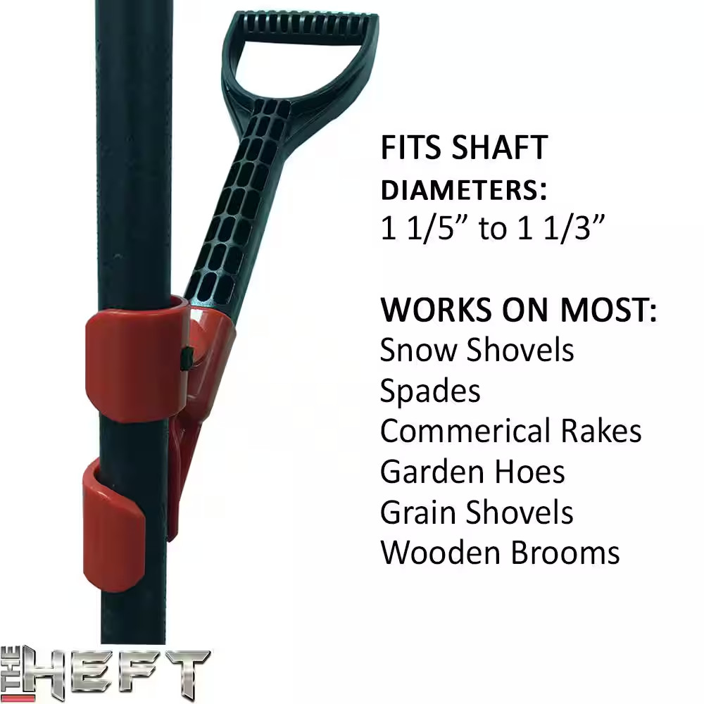 Heft 18 In. Ergonomic Back-Saving Multi-Tool Secondary Handle (Pack of 2) NEW