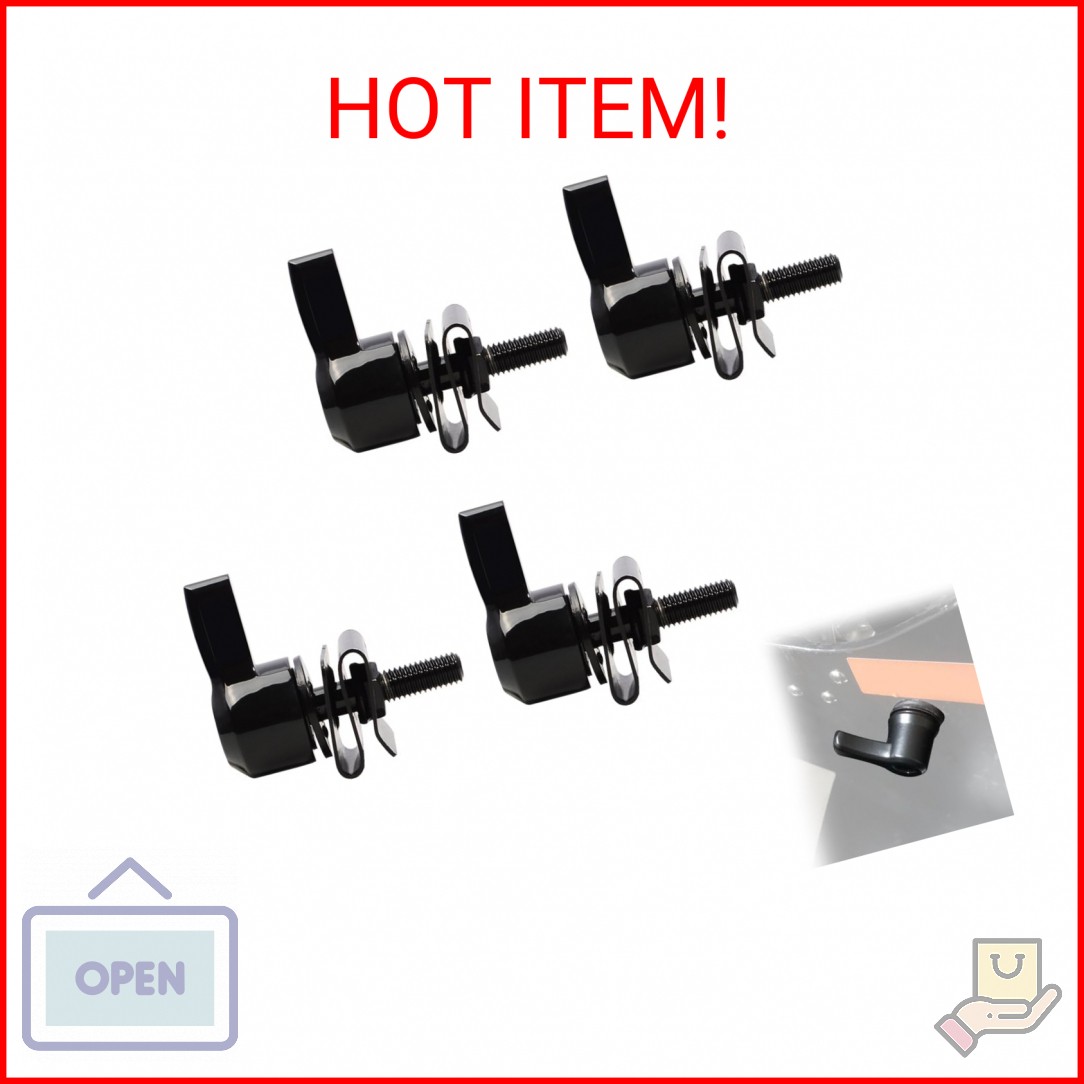 WOWTK Saddlebag Mount Kit, Set of Hard saddlebag Lever Lock mounting for Harley