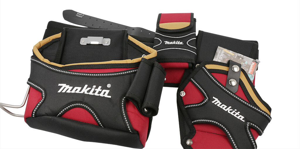 Makita P-80927 Heavy Duty Belt Smartphone Holder,Drill Holster & Pouch Red Color