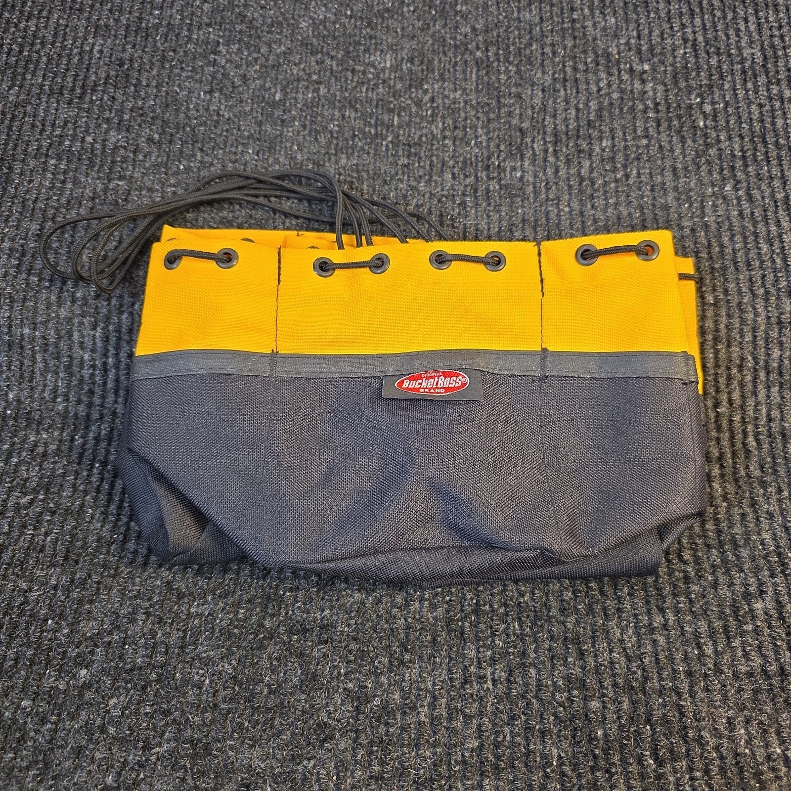 Classic Bucket Boss 25001 Parachute Bag 19 Pocket Organizer Yellow/Black