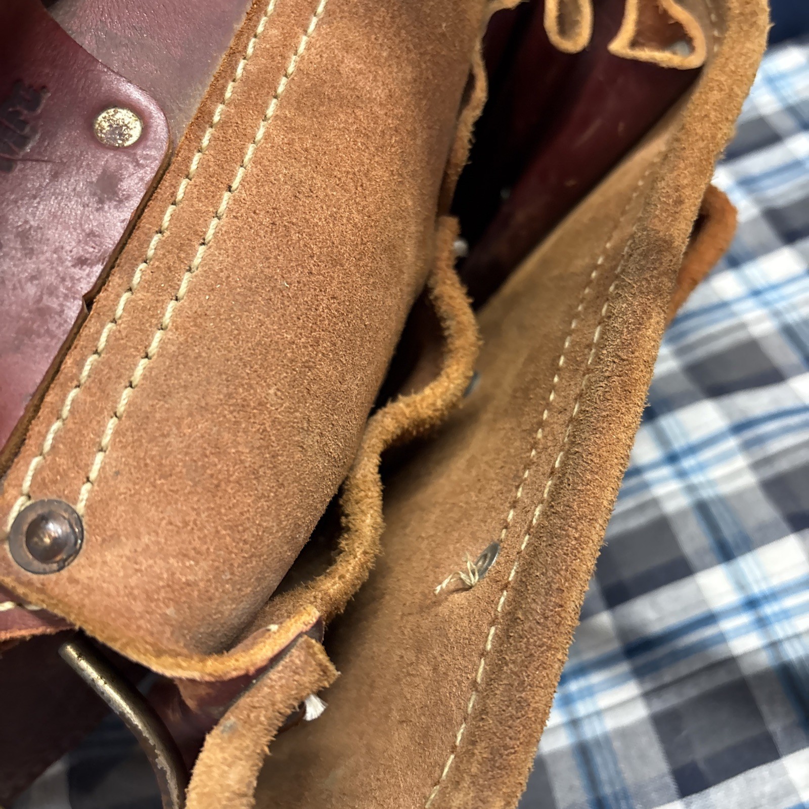 Occidental Leather Pro Carpenters 5 Bag tool belt. 54″ tip to buckle. L6
