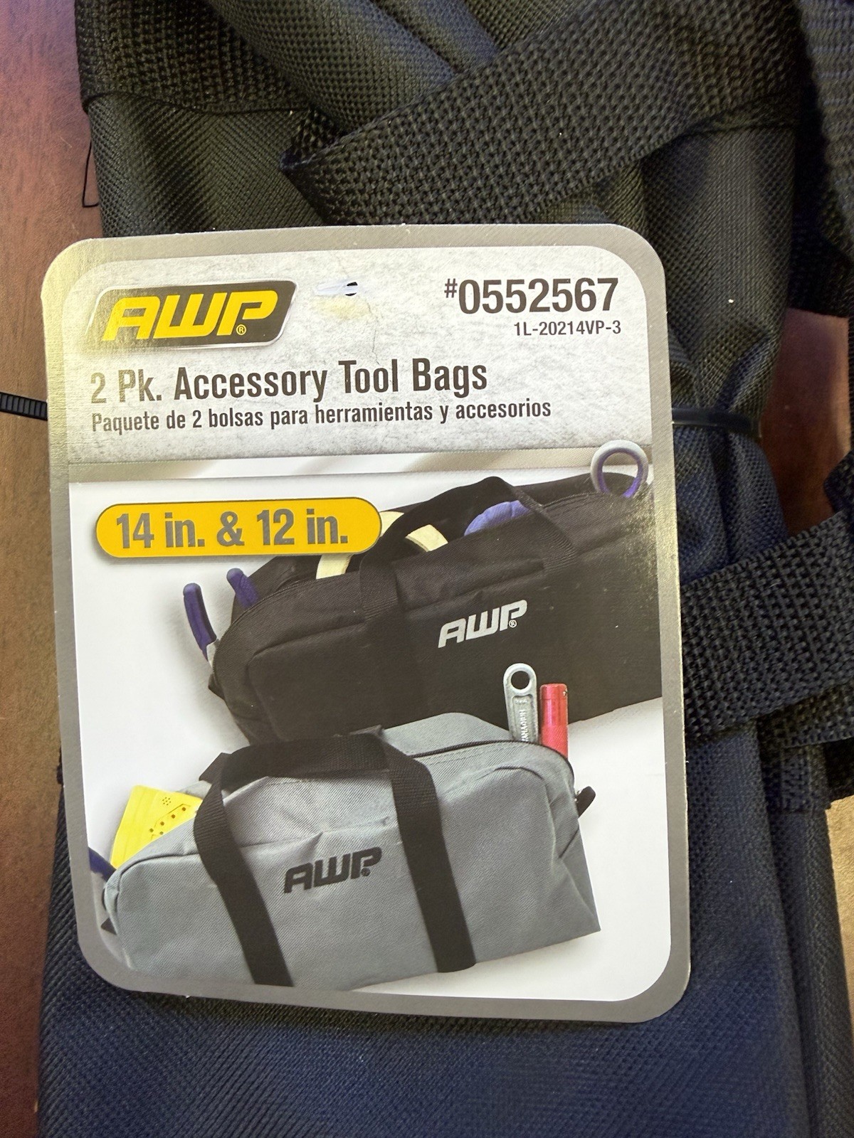 AWP 2 Pack Bags NWT 12” & 14”