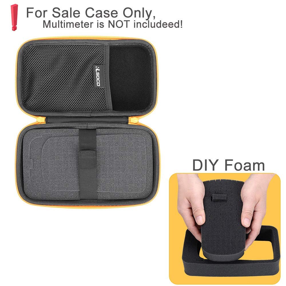 Carrying Case for Fluke 15B+/17B+/117/107/115/116/101/179/106/113/177/114/178…