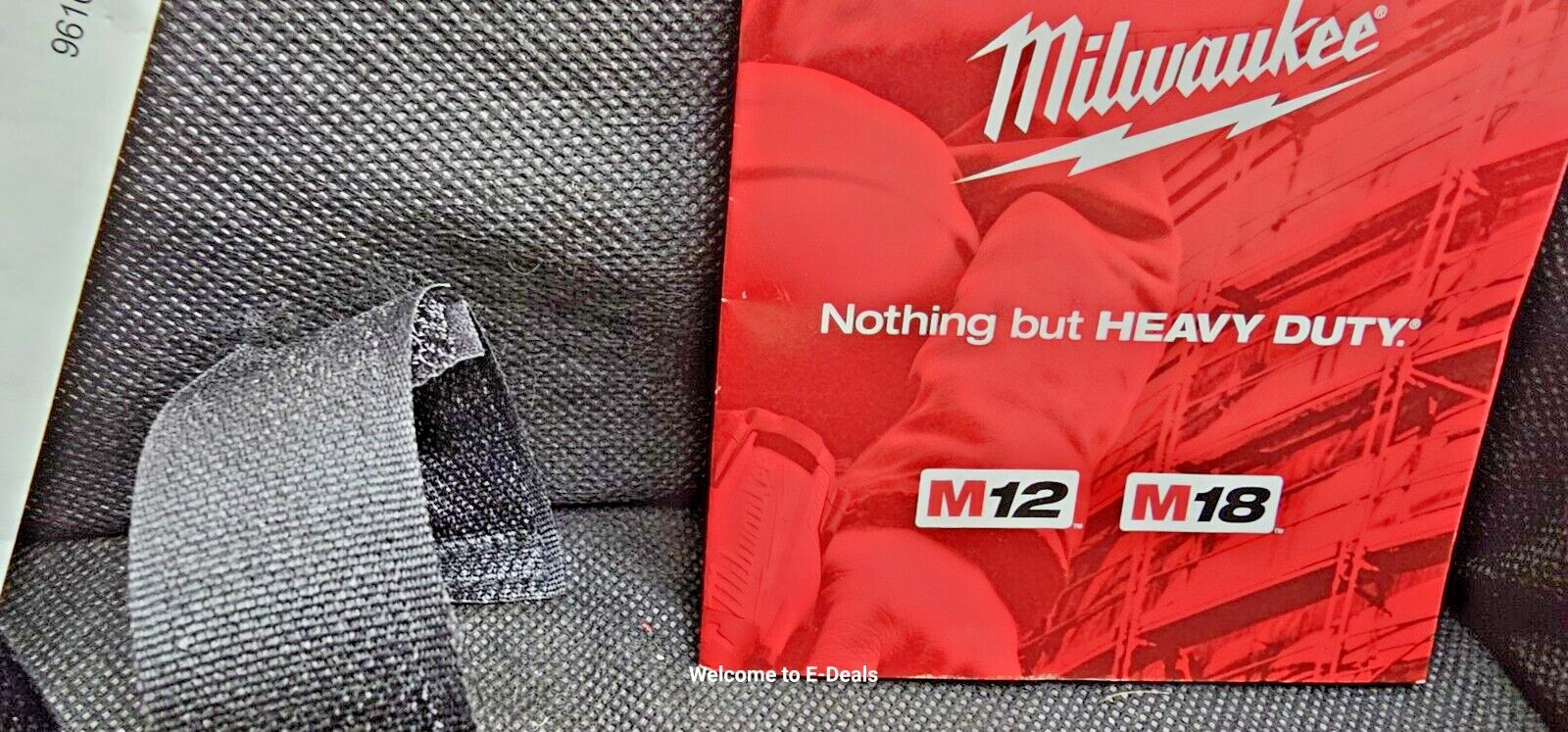 Milwaukee 11x7x3 Tool Storage Bag for 12-Volt Other Tools Zip Closure