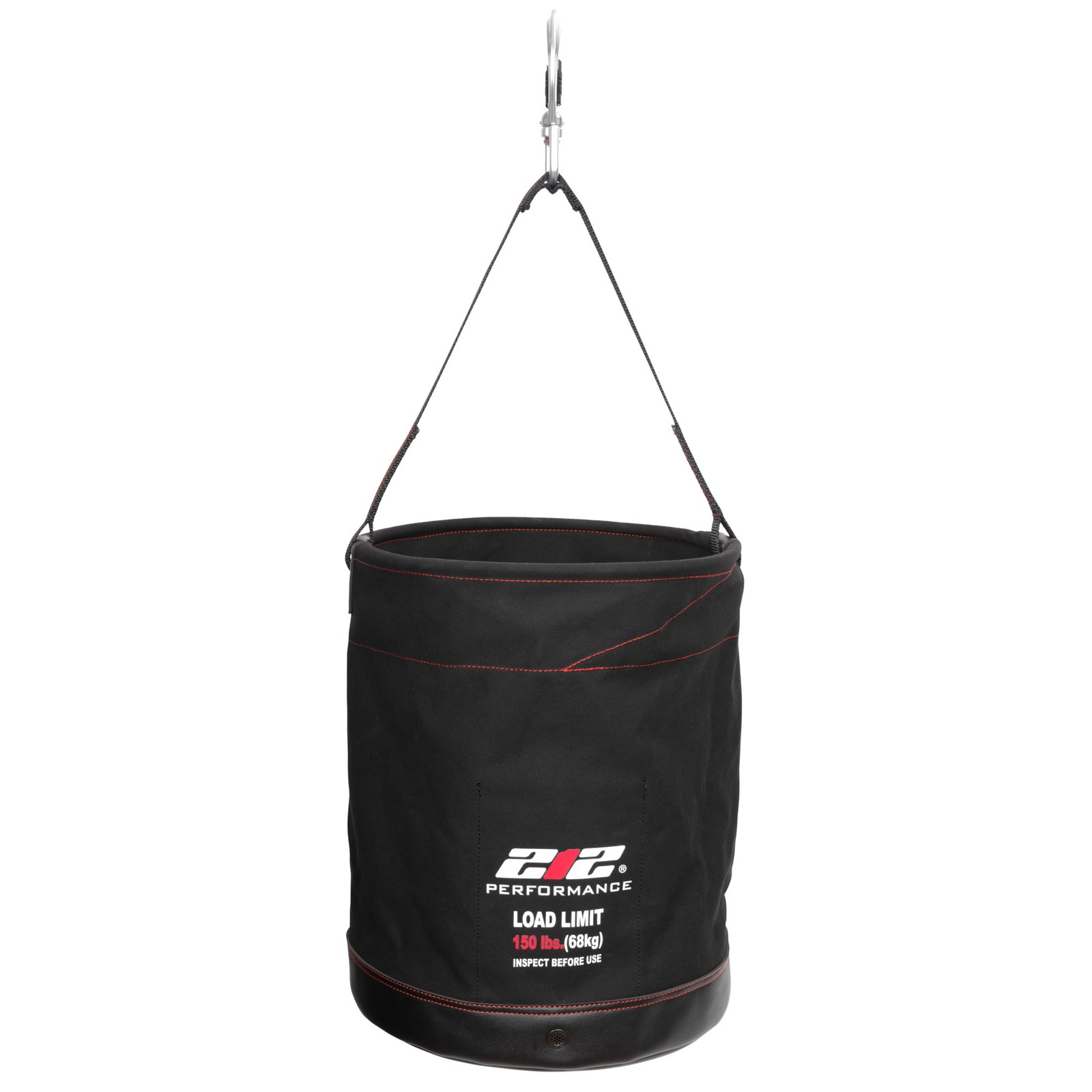 212 Performance 150lb Capacity Canvas Work Jobsite Bucket 16 in. W CBB-05-150