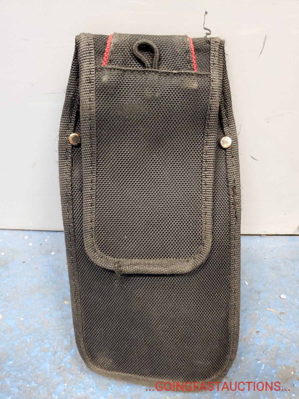 Husky 7-Pocket Utility Holster Tool Belt Pouch Bag Holder 5″ x 9.5″ Black Velcro