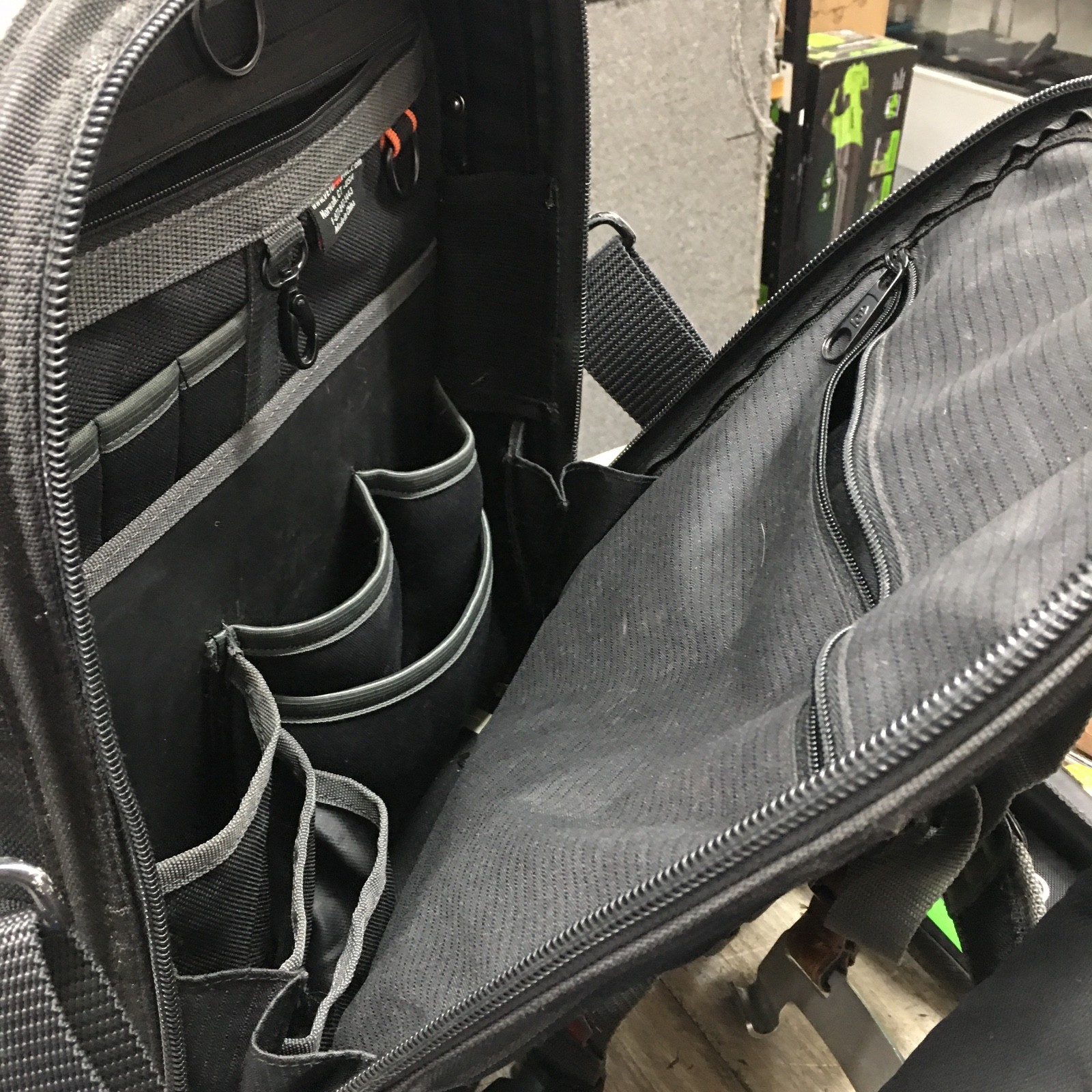Veto Pro Pac Tech Pac BACKPACK WITH MORE THAN 40 PIECES TOOLS USED.
