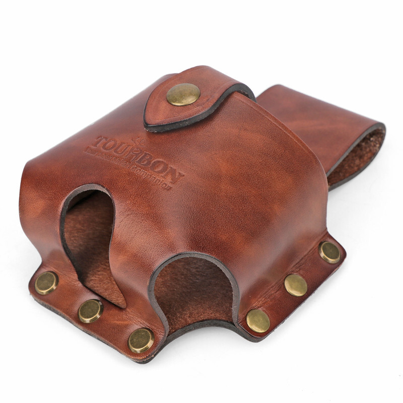 Tourbon Leather Tape Measuring Holder Case Tool Carrier Belt Holster Pouch Large