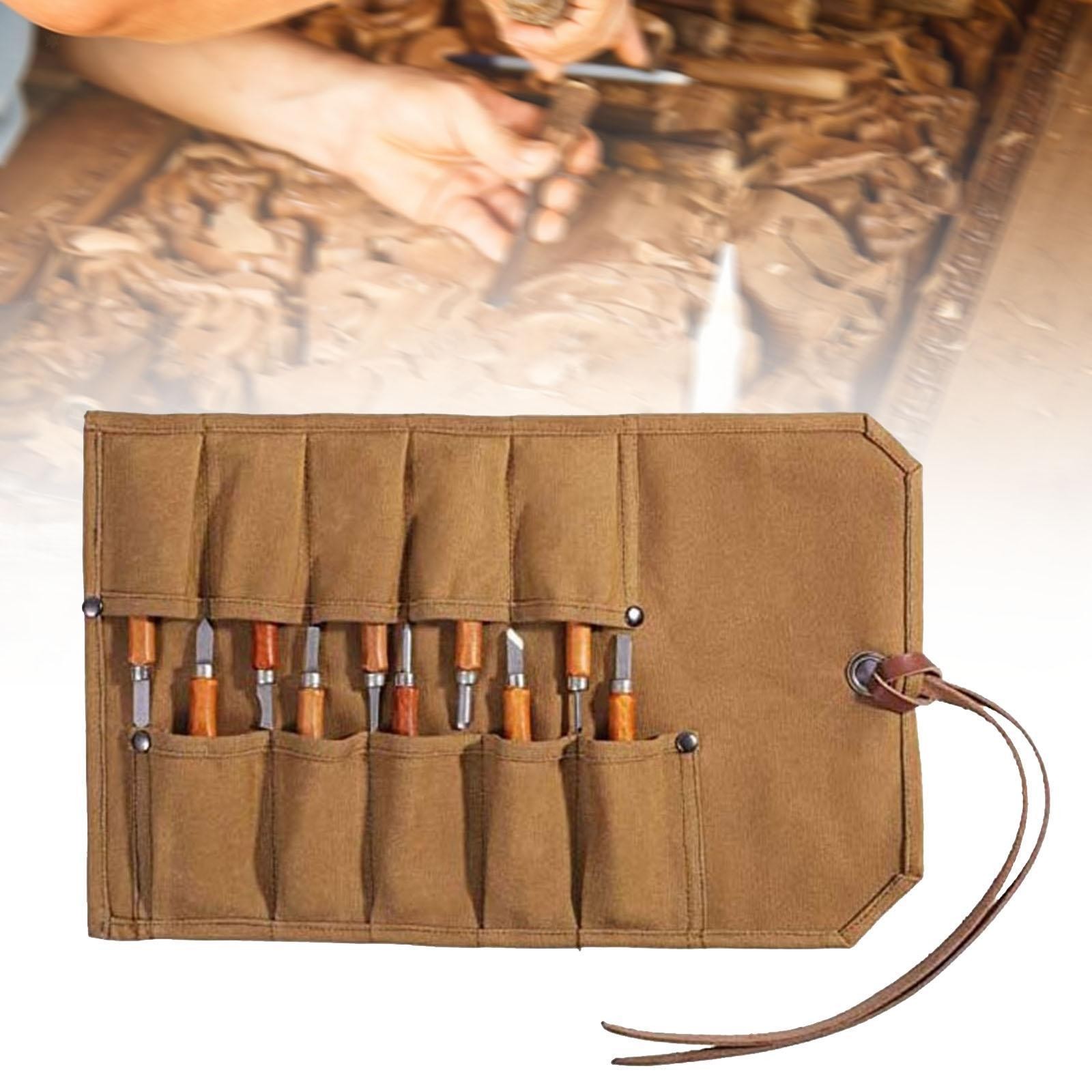 Roll-up Tool Bag, Practical Tool Bag for Maintenance of Craftsmen And Carpenters