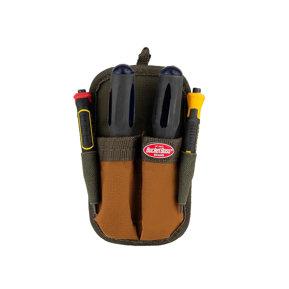 Bucket Boss – Double-Barrel Sheath, Pouches – Original (Pack of 1), Green