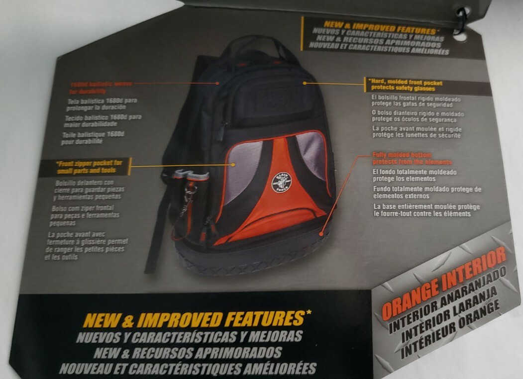 Klein Tools Tradesman Pro Organizer Backpack 55421BP-14 2014 Version