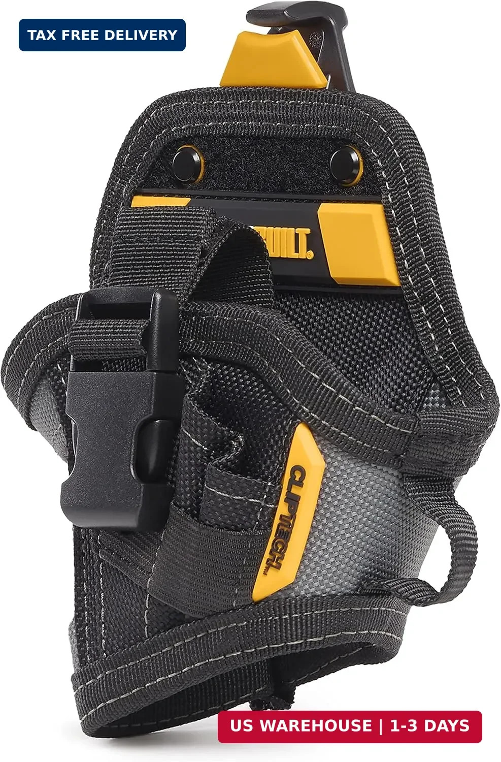 ClipTech – Compact Drill Holster, Tool Holster, TB-CT-20-S | 1680D Construction,