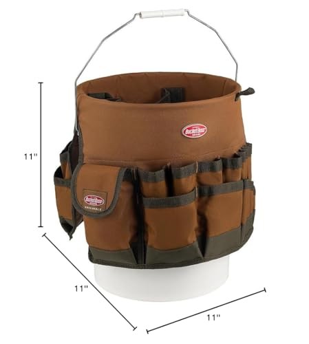 El Organizador De Herramientas Bucketeer En Marron, 10030
