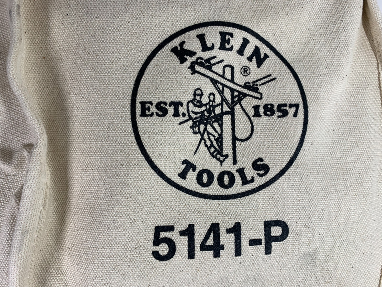 KLEIN TOOLS 5141P Tan Tool Pouch Canvas 2DGU1