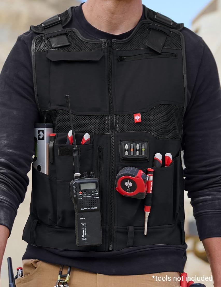 E.S.Iconic Tool Vest – Durable, Functional, and Stylish Workwear Solution