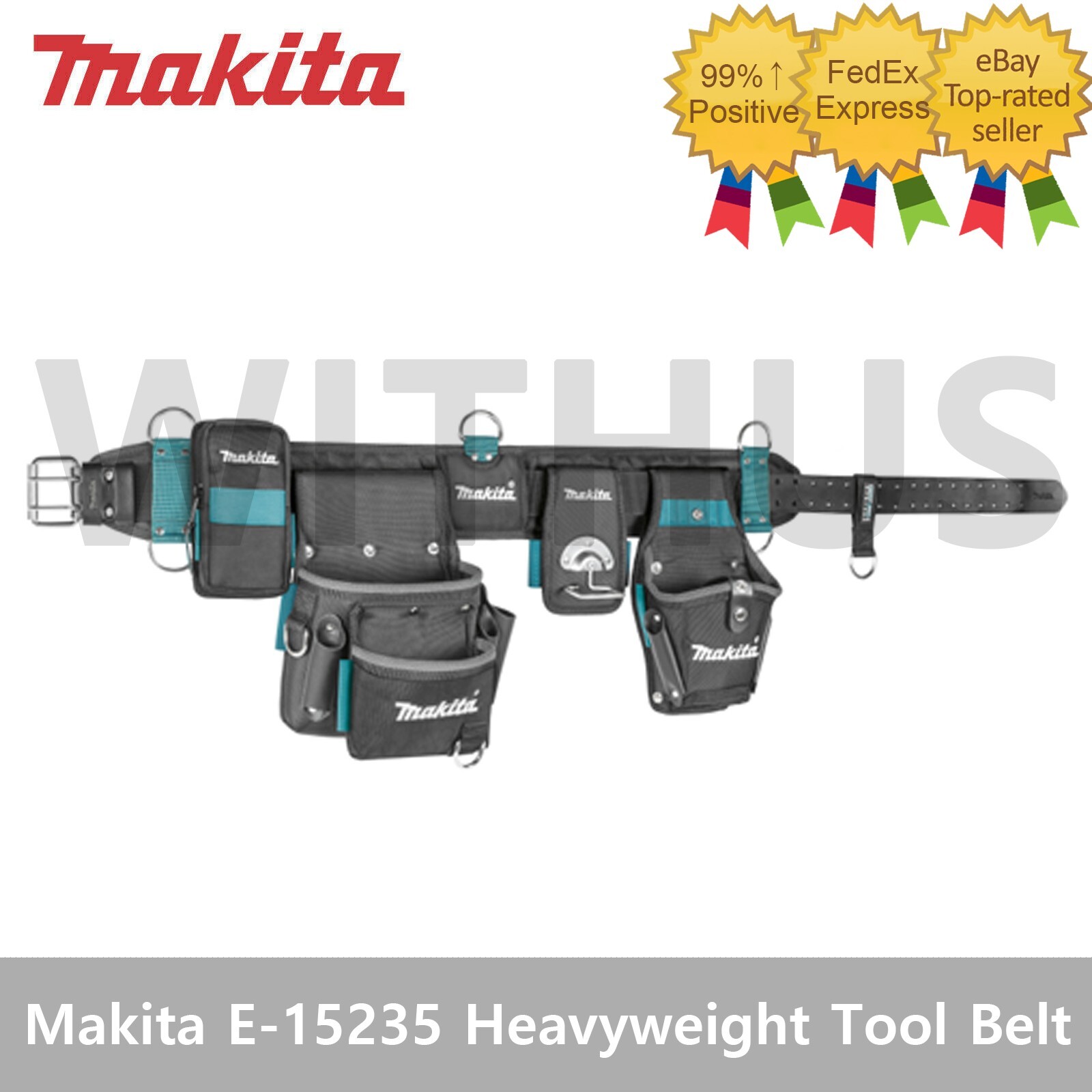 Makita E-15235 (Next of E-05175,P-71897)Ultimate Heavyweight Tool Belt Pouch Set