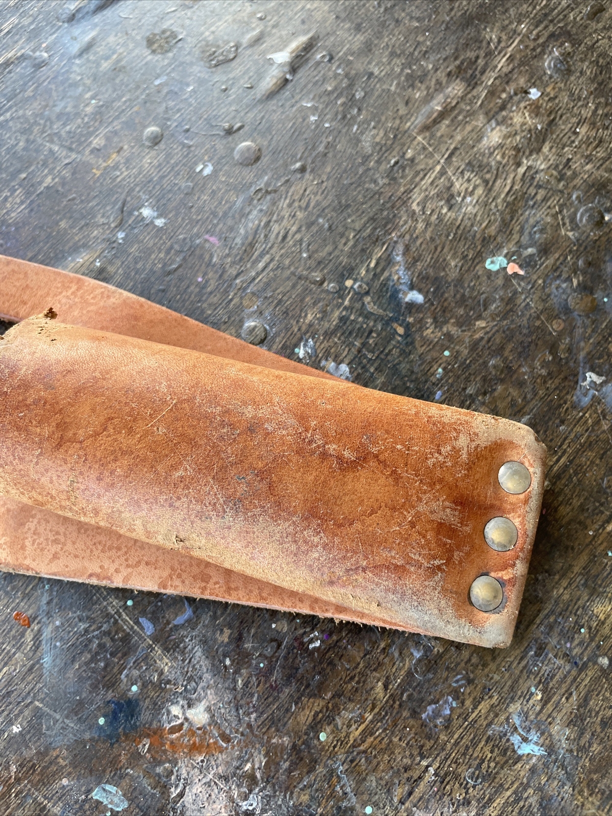 R & J Leathercraft Leather Utility Knife Holder 453** Made in the USA