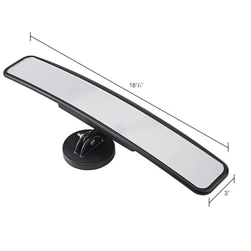 Global Industrial Wide Angle Forklift Mirror w/ Magnetic Mount 18-1/4″L