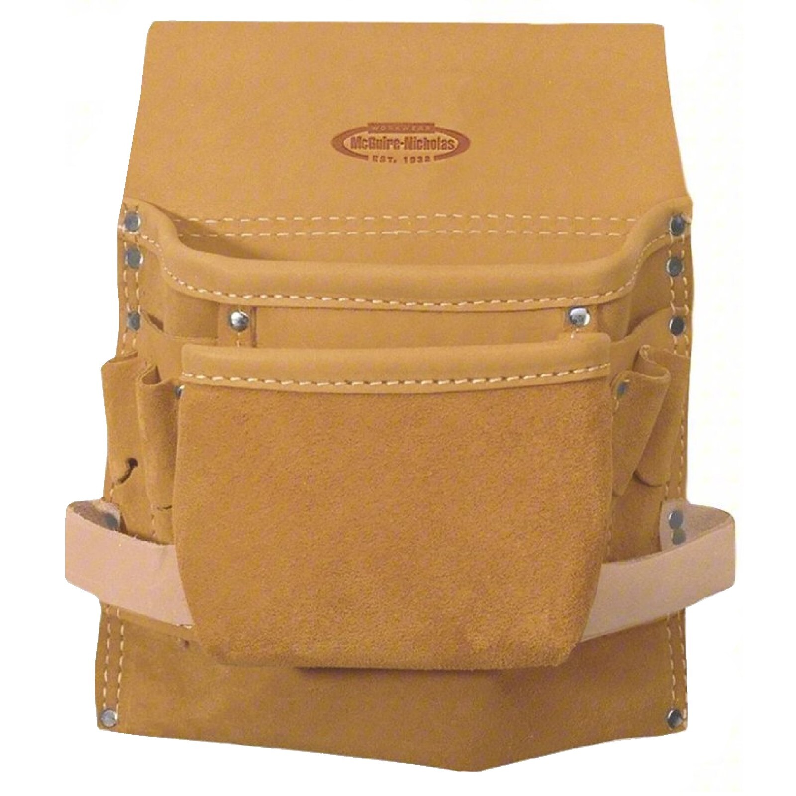 823 8 Pkt. McGuire-Nicholas Carpenter’s Pouch, Classic Leather,