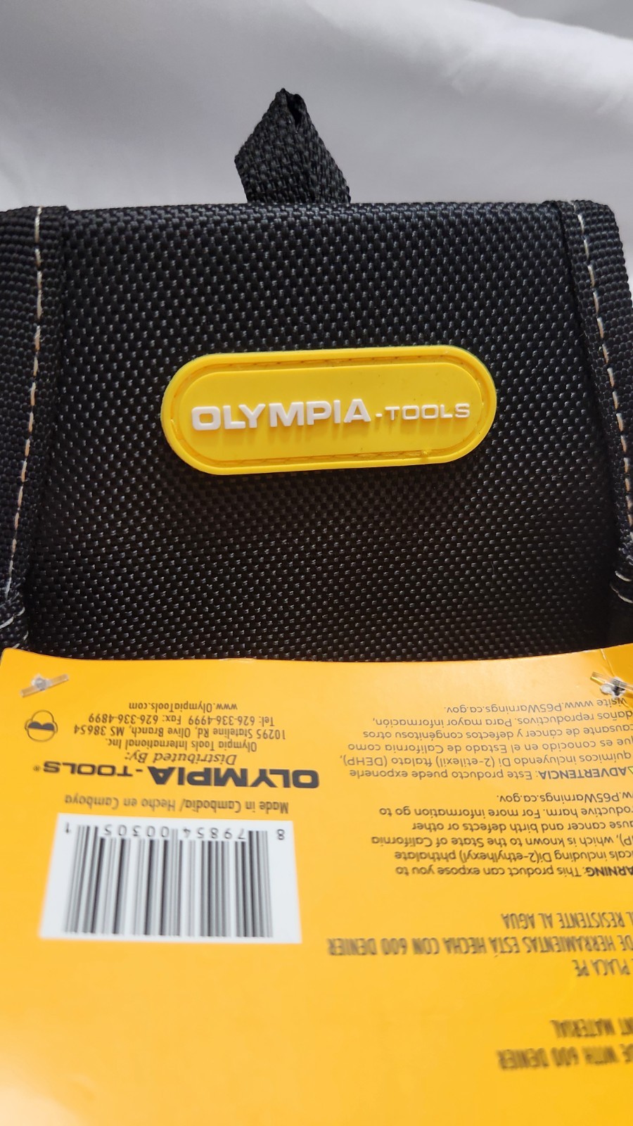 Olympia-Tools Organizer Pouch, w/ Caribiner, Multiple Pockets, Easy Tool Access